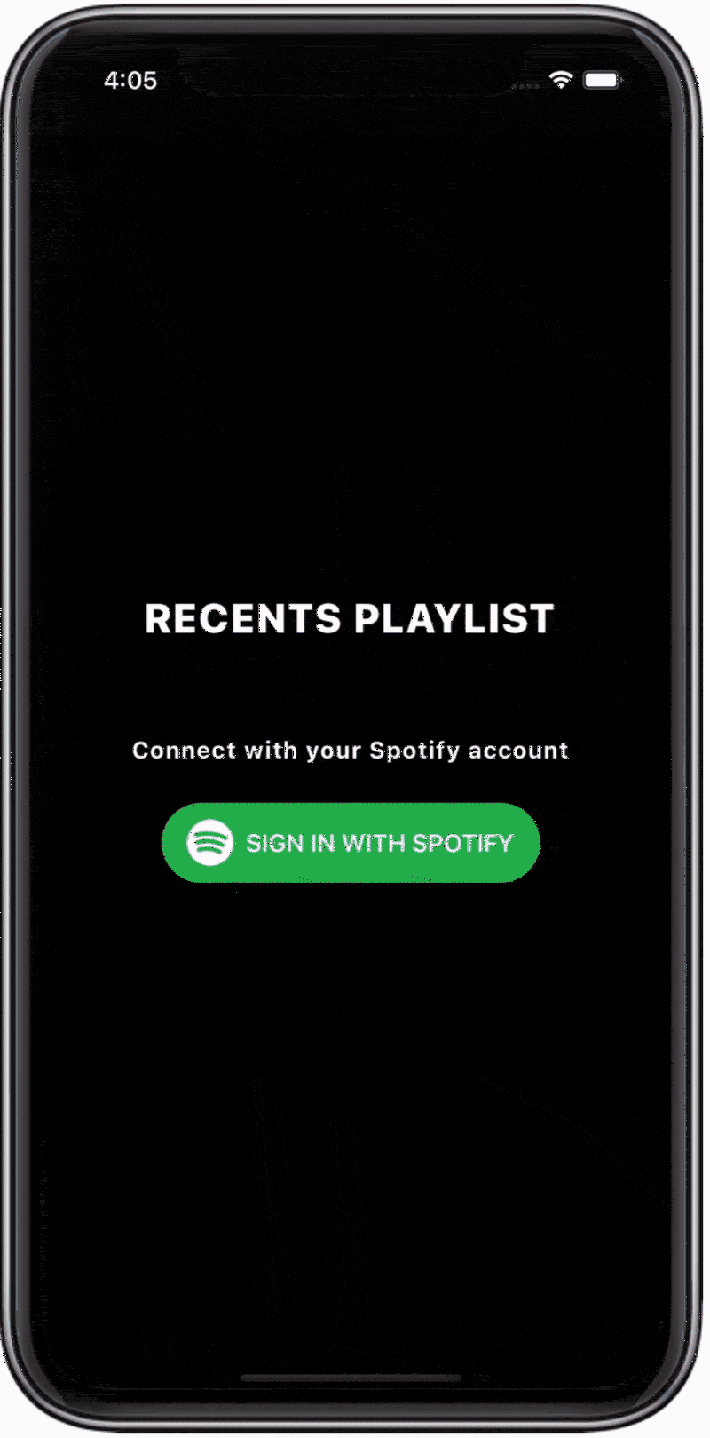 Playlist Remix iOS app in use